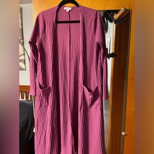 Authentic Lularoe Sarah cardigan size medium, like new condition